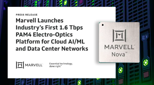 Marvell Nova 1.6Tbps and Pam4 DSP